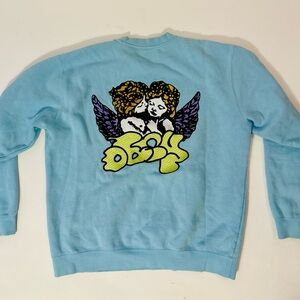 OBEY Blue Graphic Sweater